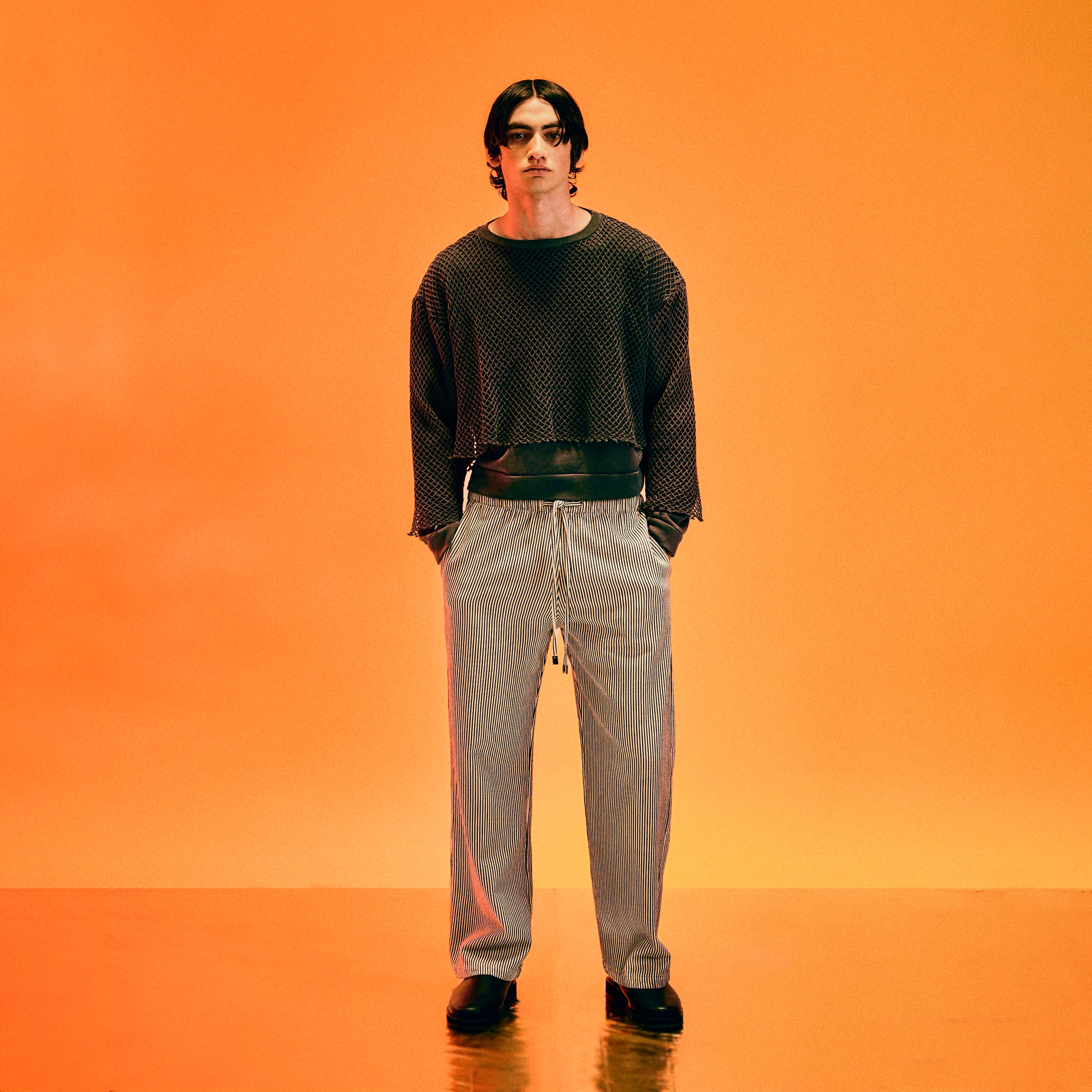 STRIPED LOUNGE PANTS