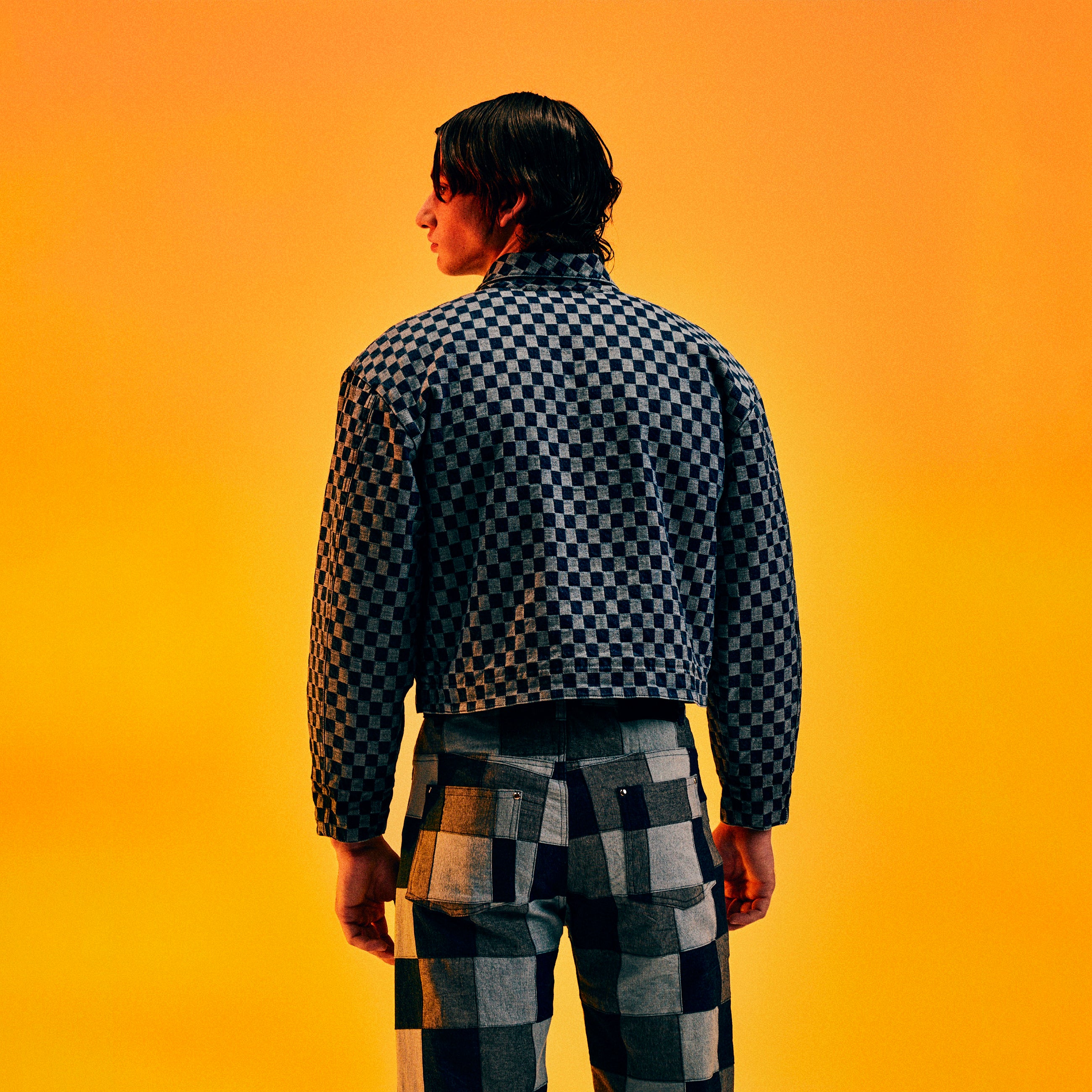 INDIGO PATCHWORK FLARES