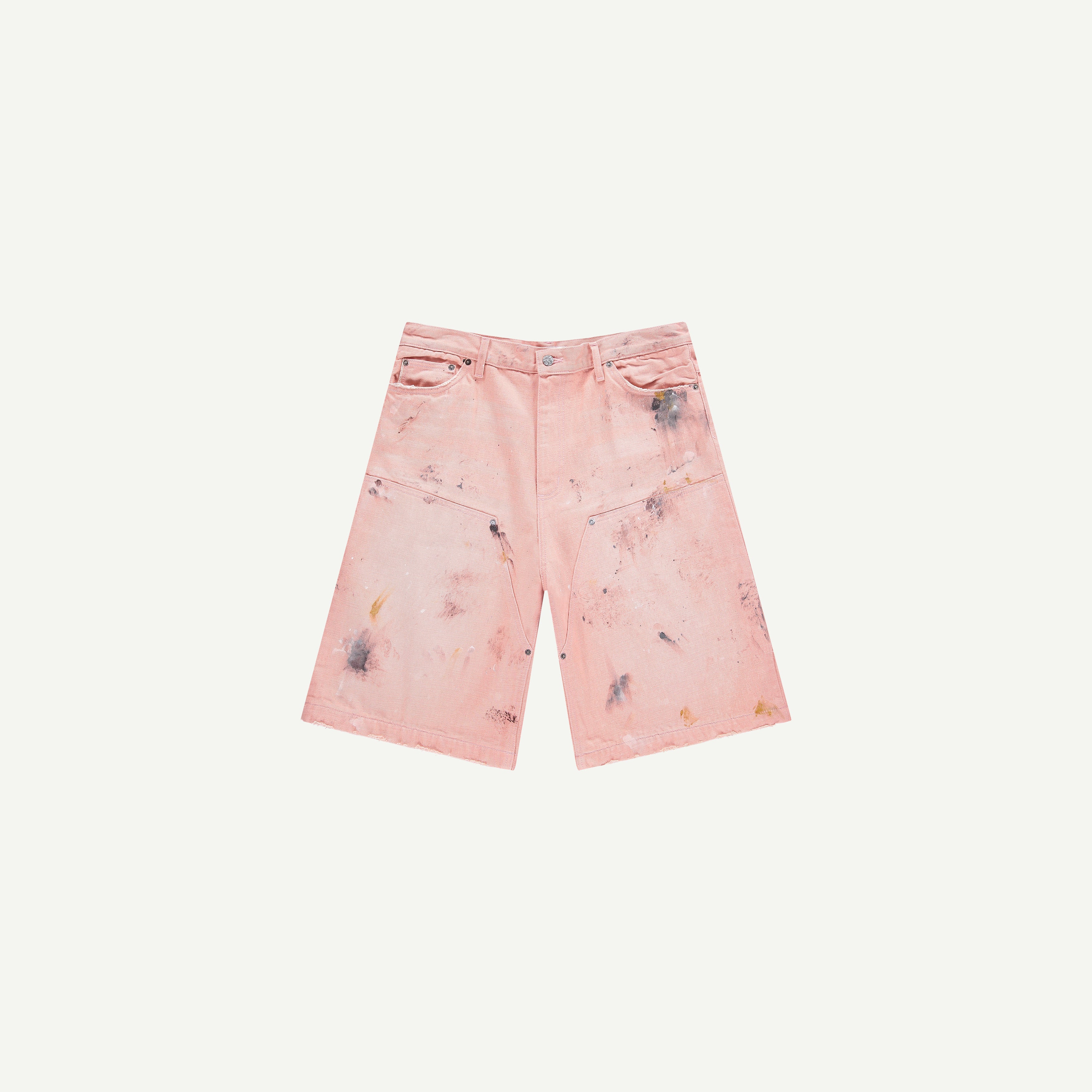 PAINTED PINK CARPENTER SHORTS | Strike Oil