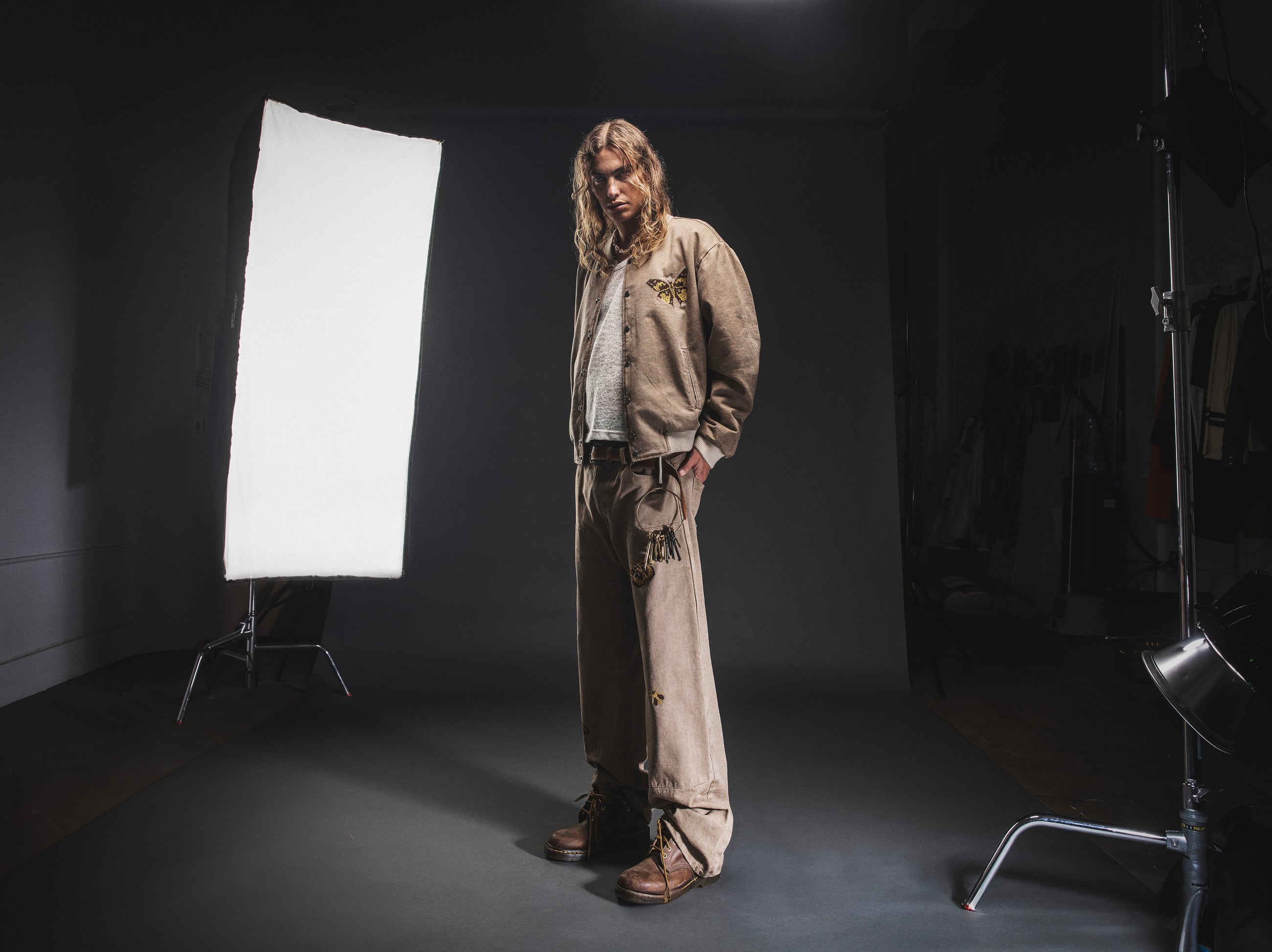 BUTTERFLY BASEBALL JACKET