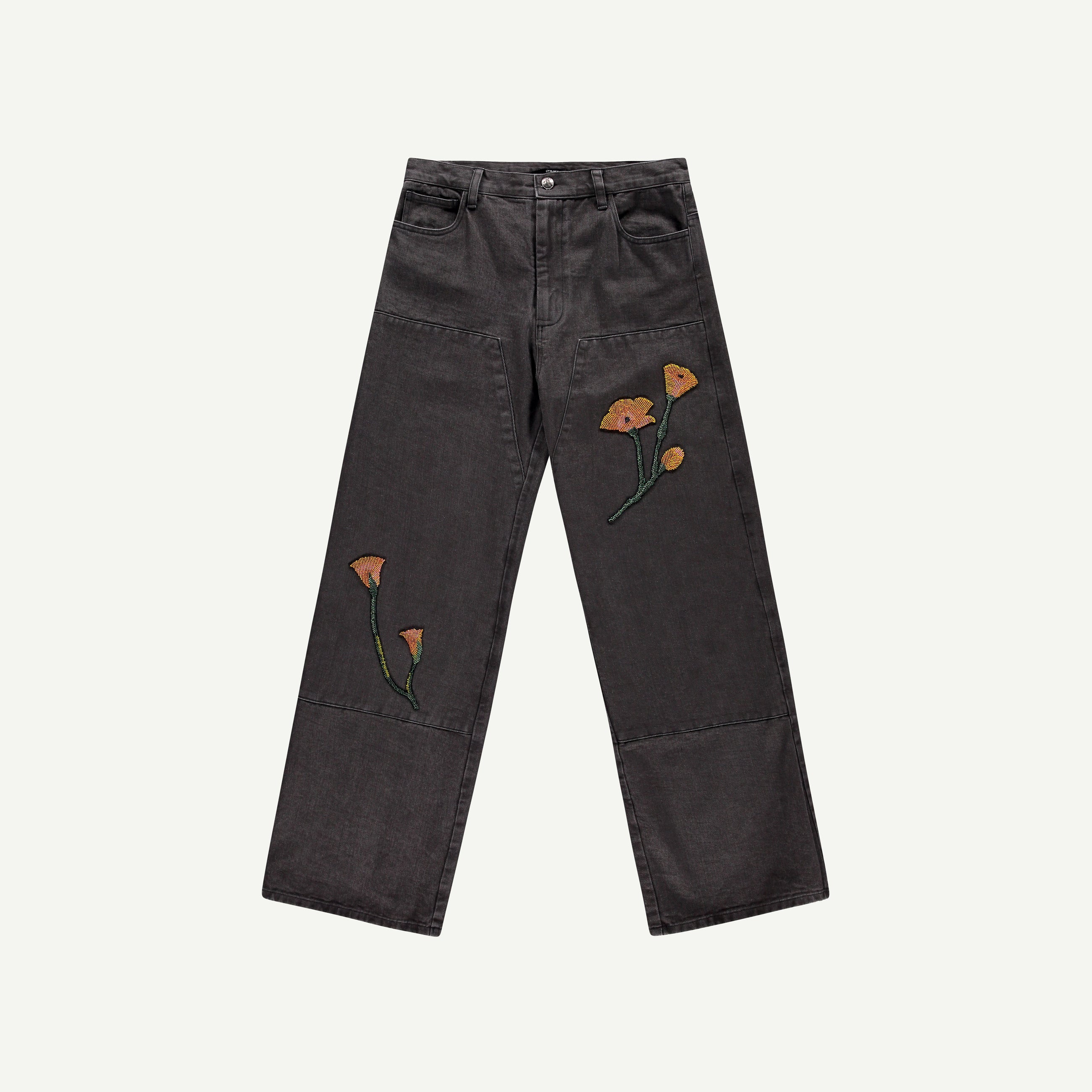 BEADED POPPY JEANS