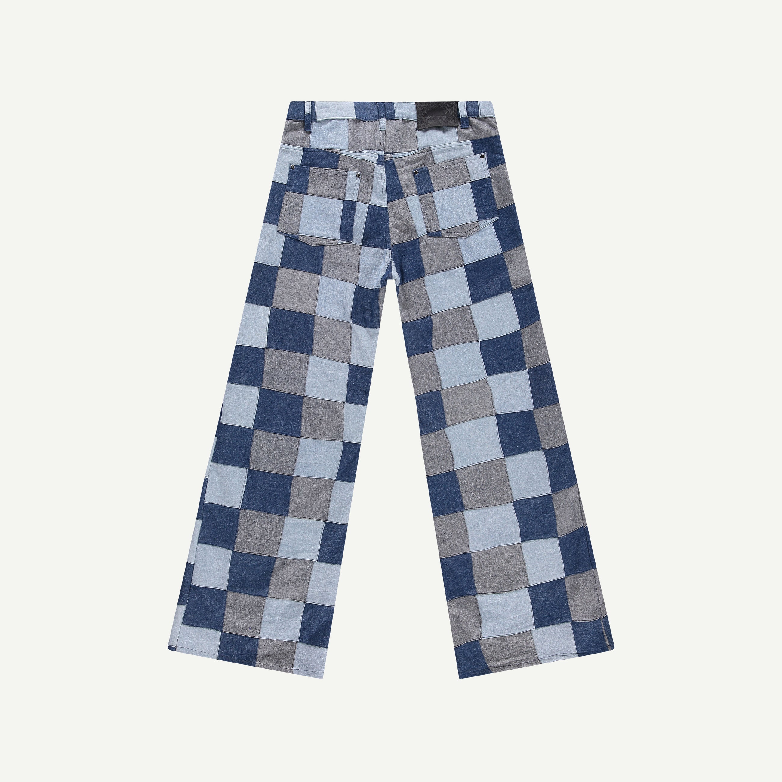 INDIGO PATCHWORK FLARES