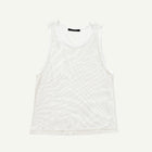 SLEEVELESS NETTING TEE