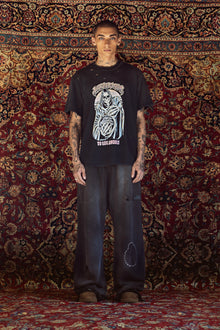 THRASHED SWEATPANTS IN BLACK