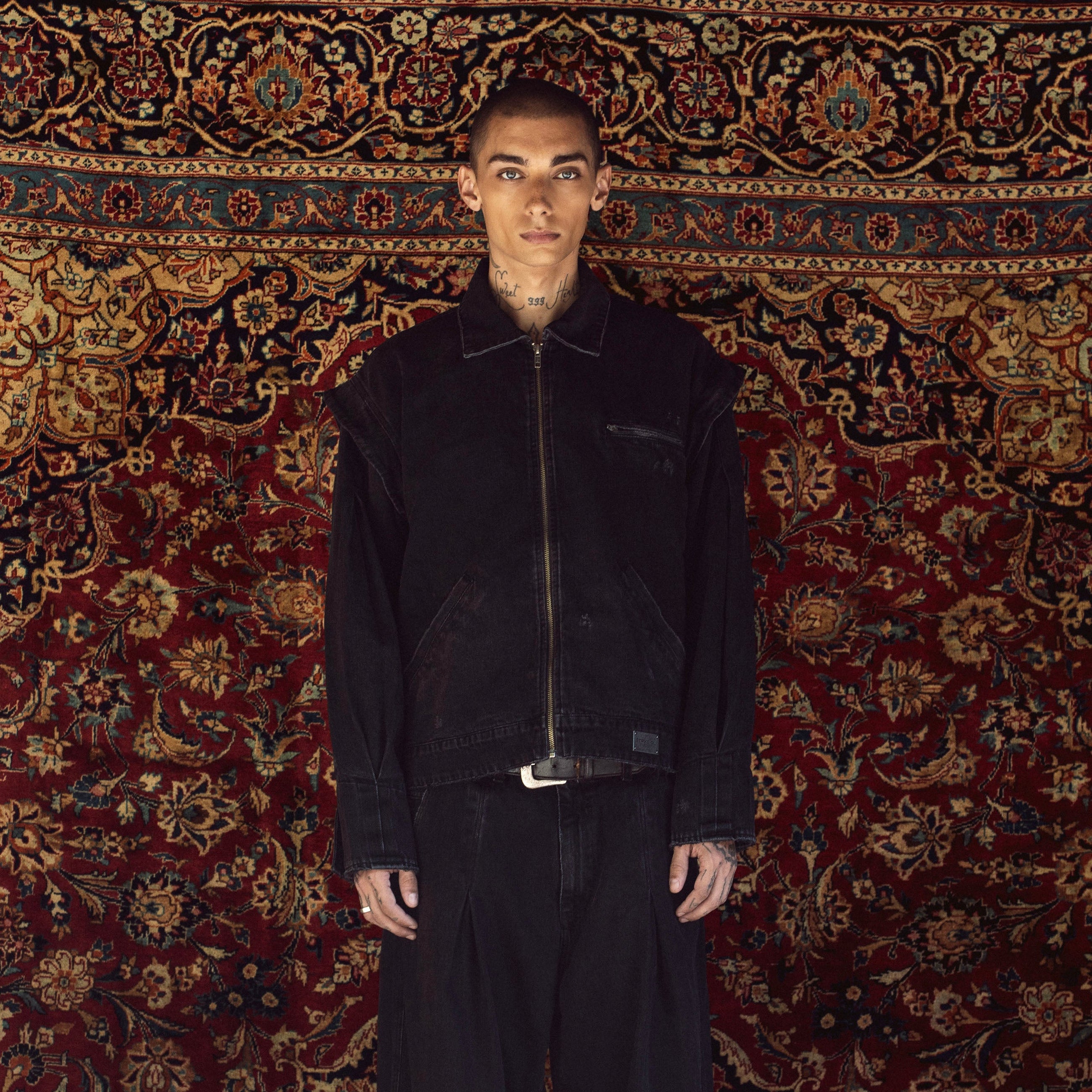 MEDIEVAL WORKWEAR JACKET IN BLACK