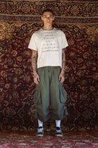 OVERSIZED CARGO SHORTS IN GREEN