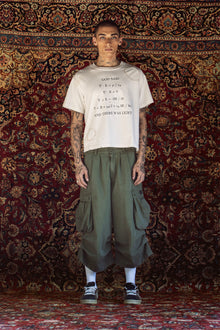 OVERSIZED CARGO SHORTS IN GREEN