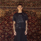 LET THERE BE LIGHT TEE IN BLACK