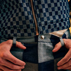INDIGO PATCHWORK FLARES