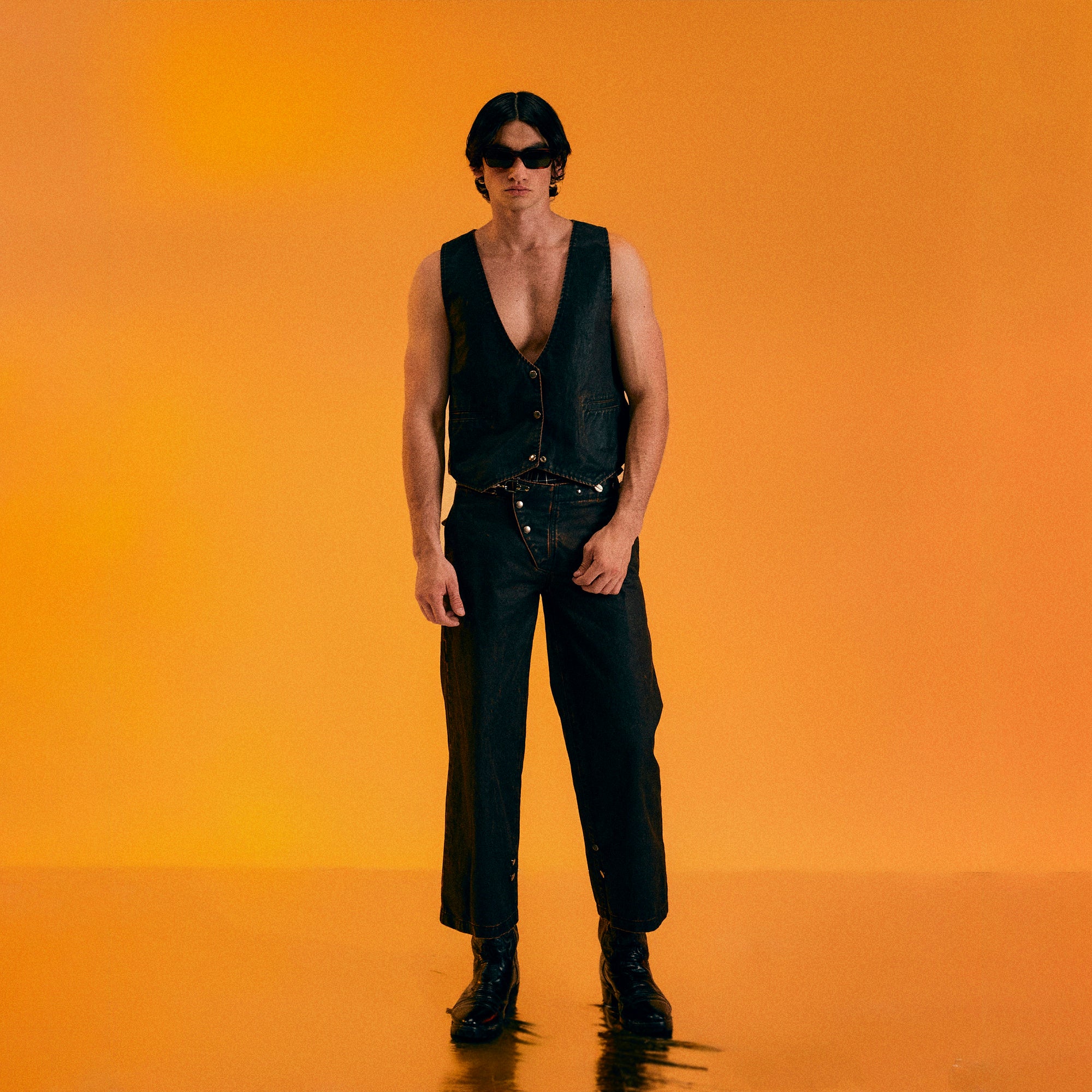 RUBBERIZED MOTO VEST