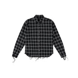 PLAID LONGSLEEVE TEE