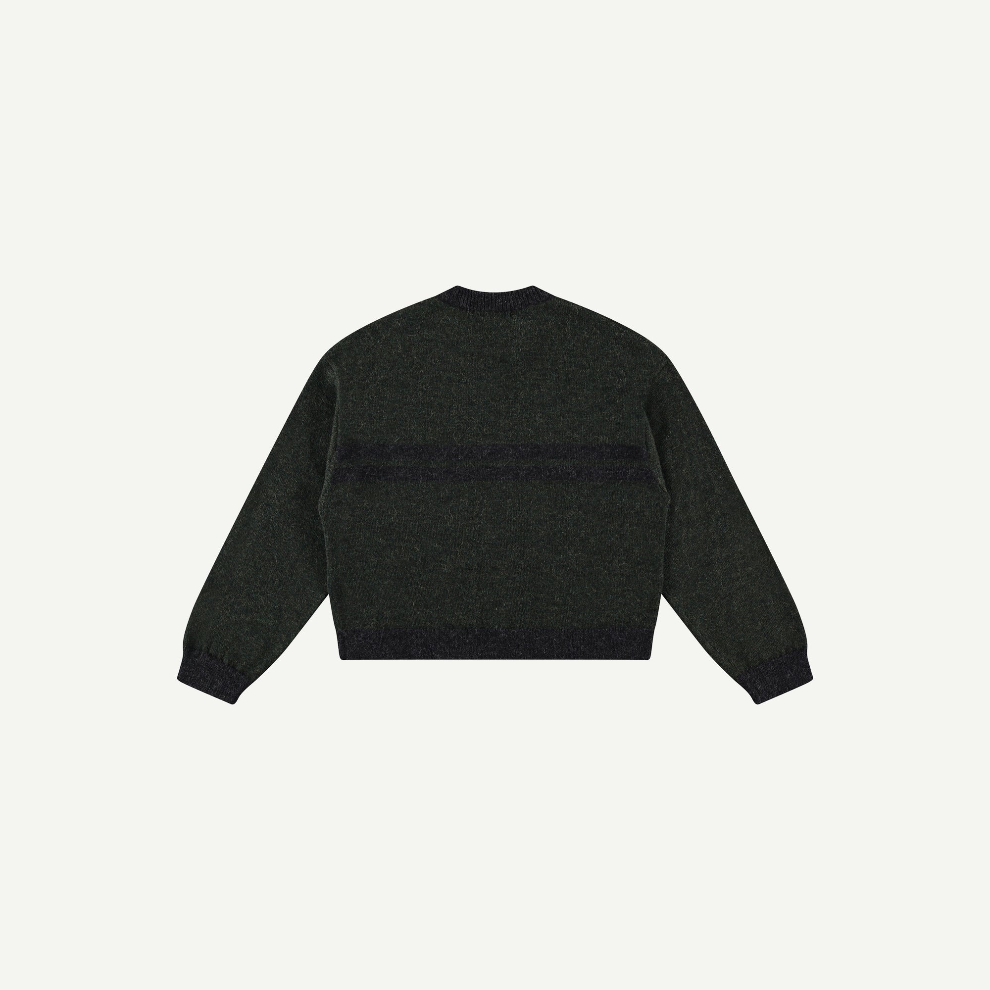 FOREST STRIPED ALPACA SWEATER