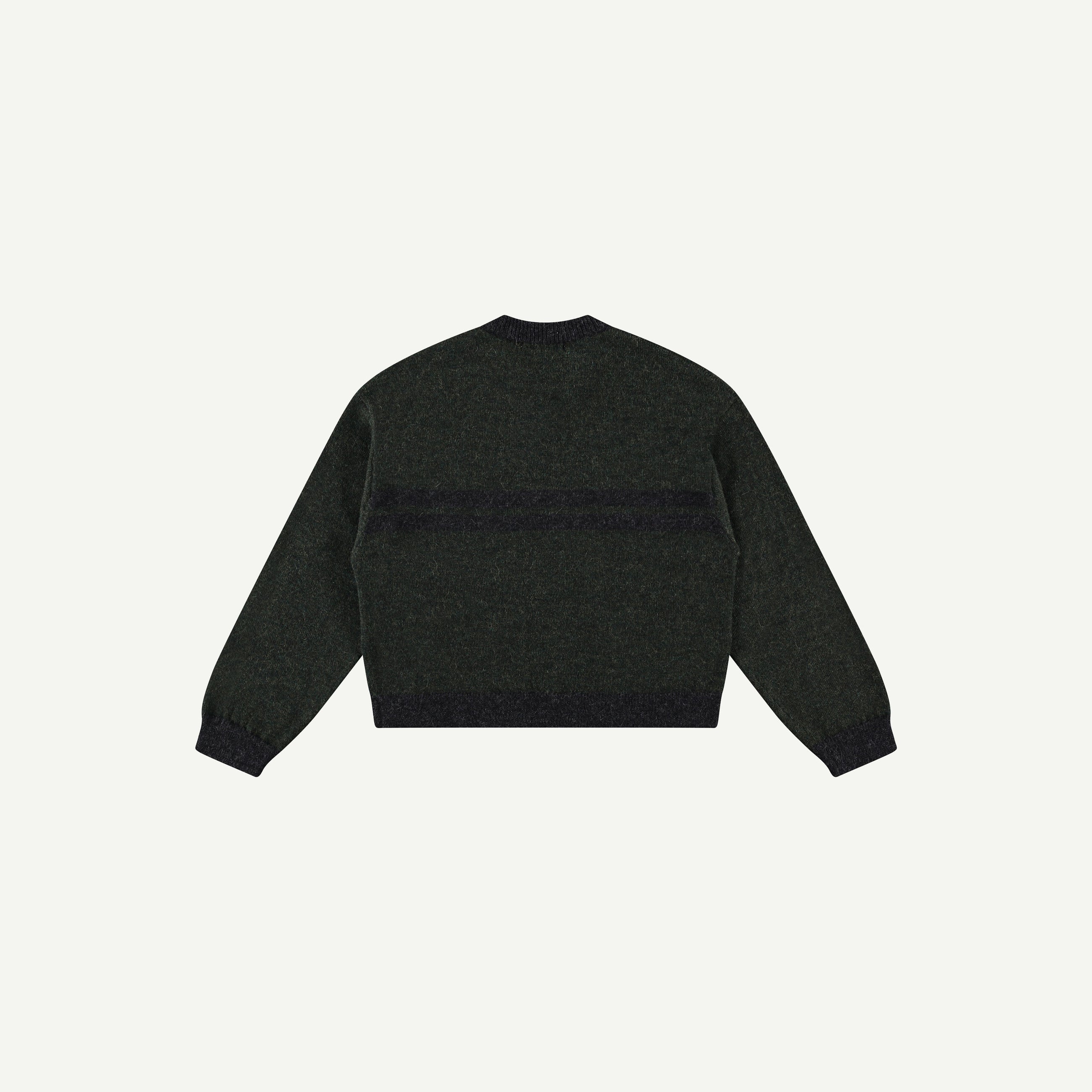 FOREST STRIPED ALPACA SWEATER