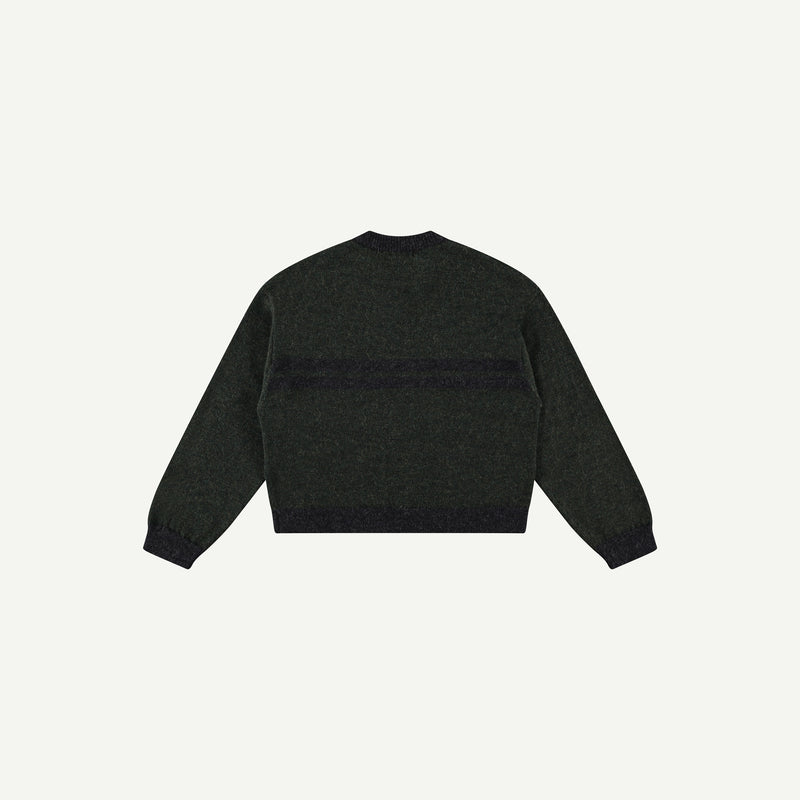 FOREST STRIPED ALPACA SWEATER