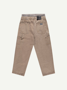 BEIGE BOXER JEANS