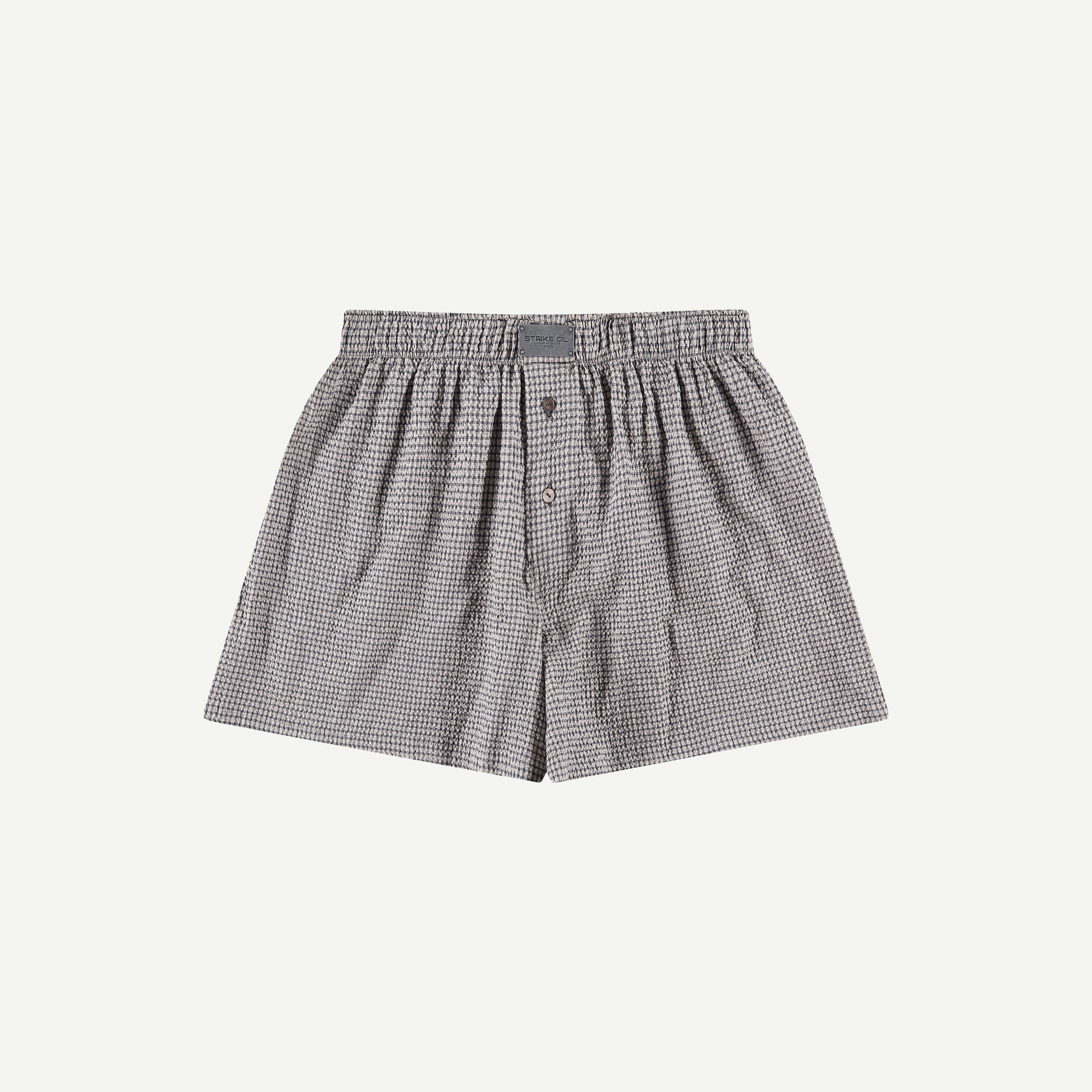 SMALL PLAID SEERSUCKER BOXERS