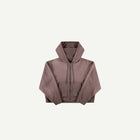 FADED BROWN ZIP HOODIE