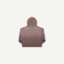 FADED BROWN ZIP HOODIE