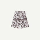 COW PRINT LOOSE FIT SHORTS