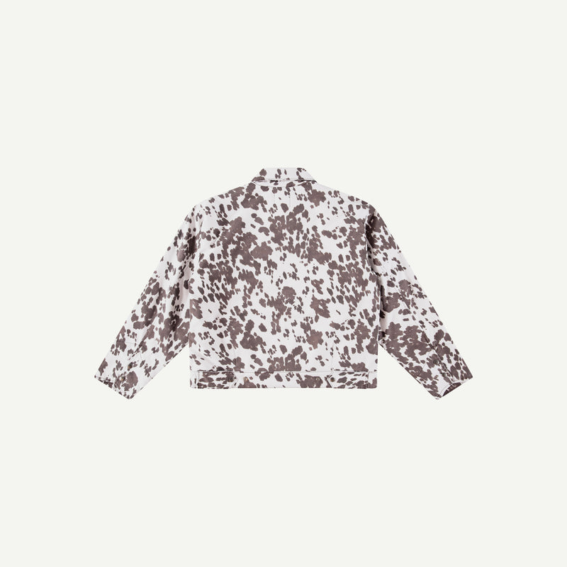 COW PRINT MECHANIC JACKET