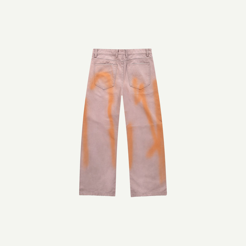 SPRAYED DUCK JEANS