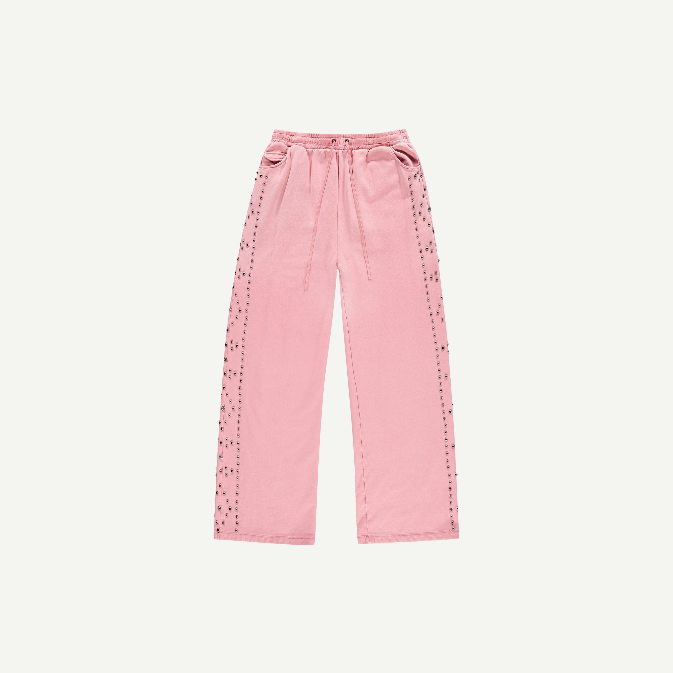 PINK RHINESTONE SWEATPANTS