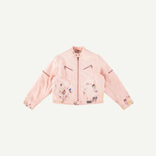 PINK PAINTED MOTO JACKET