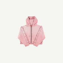 PINK RHINESTONE ZIP UP