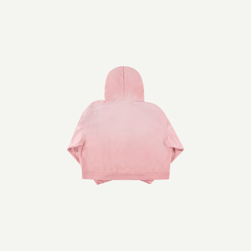 PINK RHINESTONE ZIP UP
