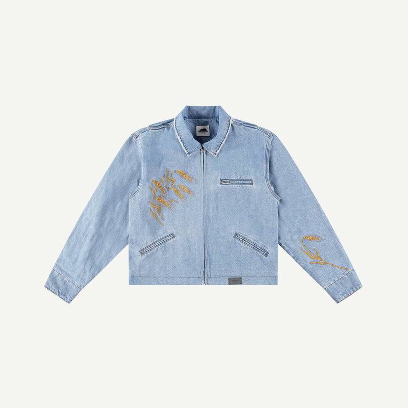 WHEAT DENIM MECHANIC JACKET