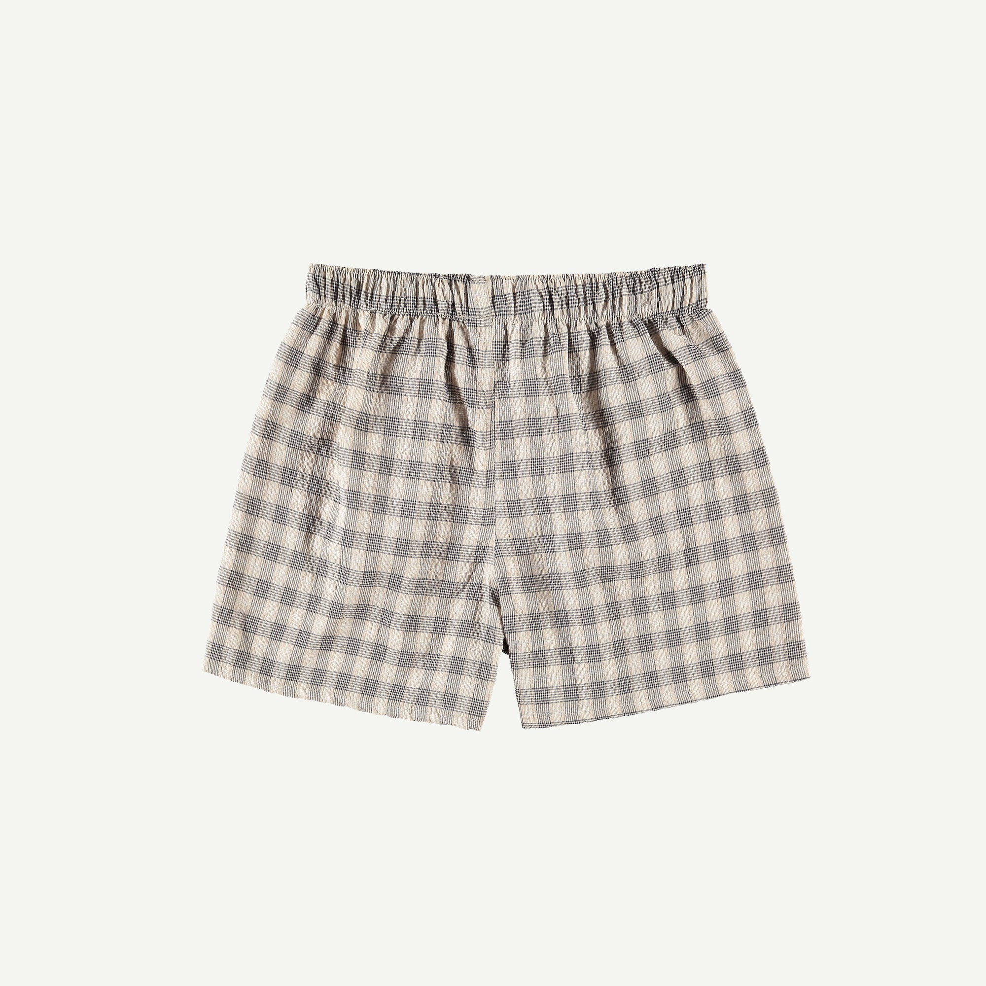 LARGE PLAID SEERSUCKER BOXERS