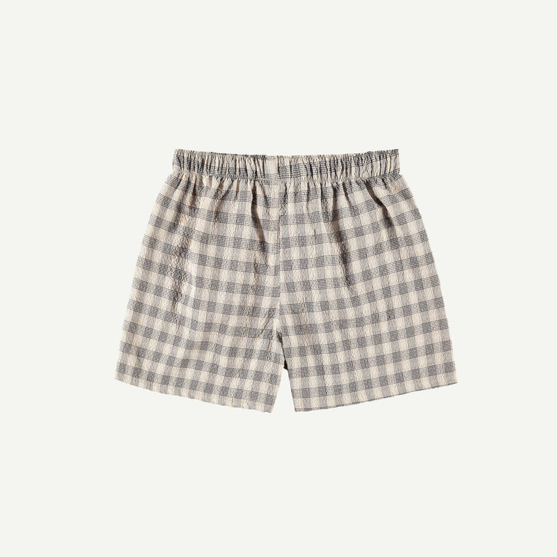 LARGE PLAID SEERSUCKER BOXERS