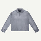 THRASHED RUGBY POLO GREY