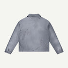 THRASHED RUGBY POLO GREY