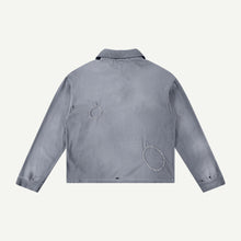 THRASHED RUGBY POLO GREY