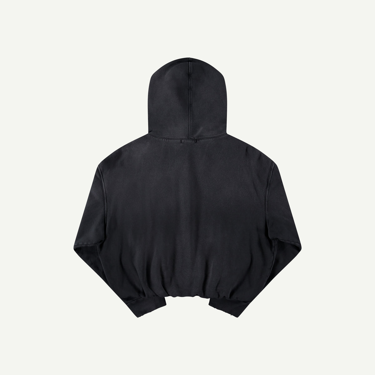 PAIN BUBBLE ZIP HOODIE BLACK