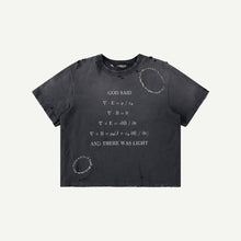 LET THERE BE LIGHT TEE IN BLACK