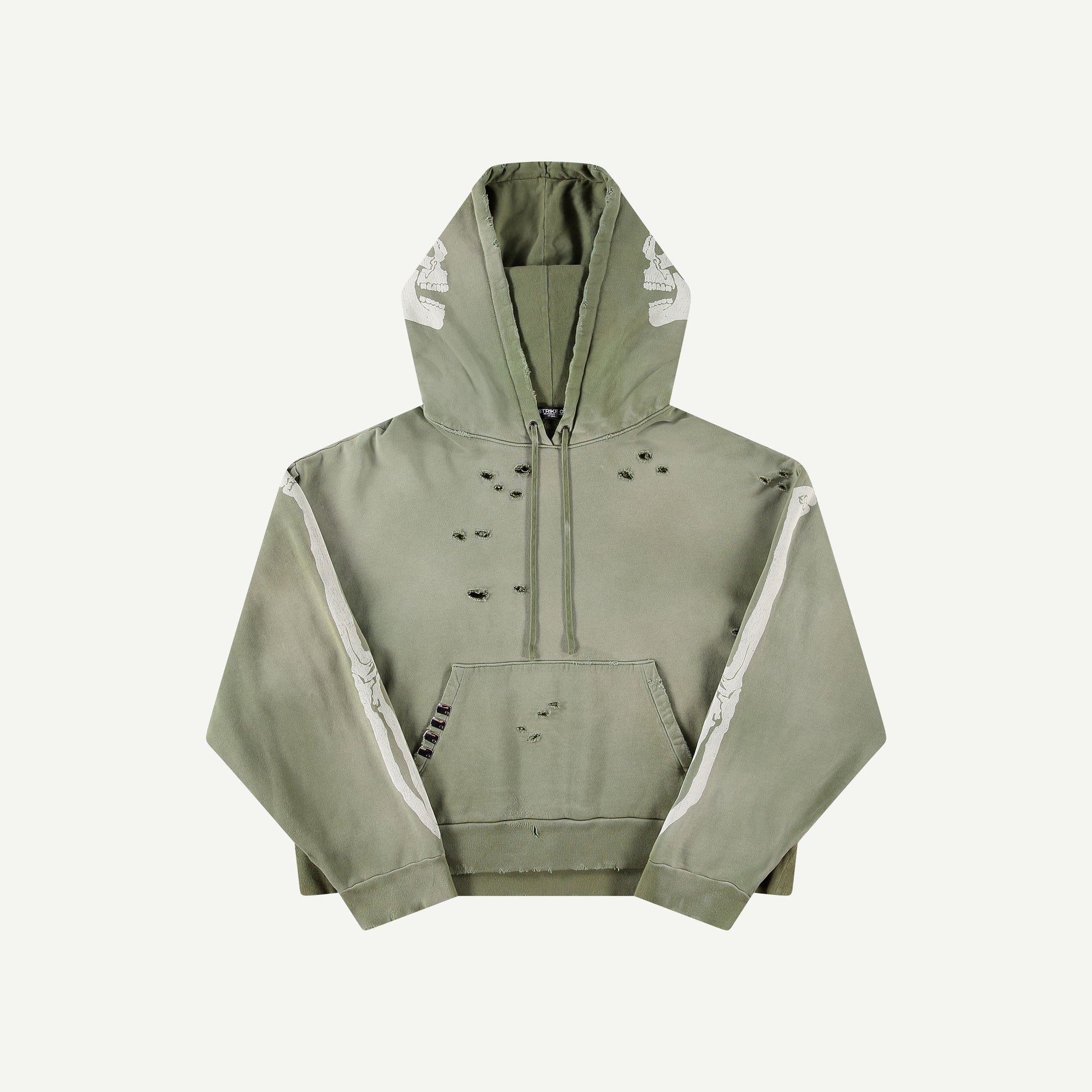 SKELETON SWEATSHIRT IN GREEN