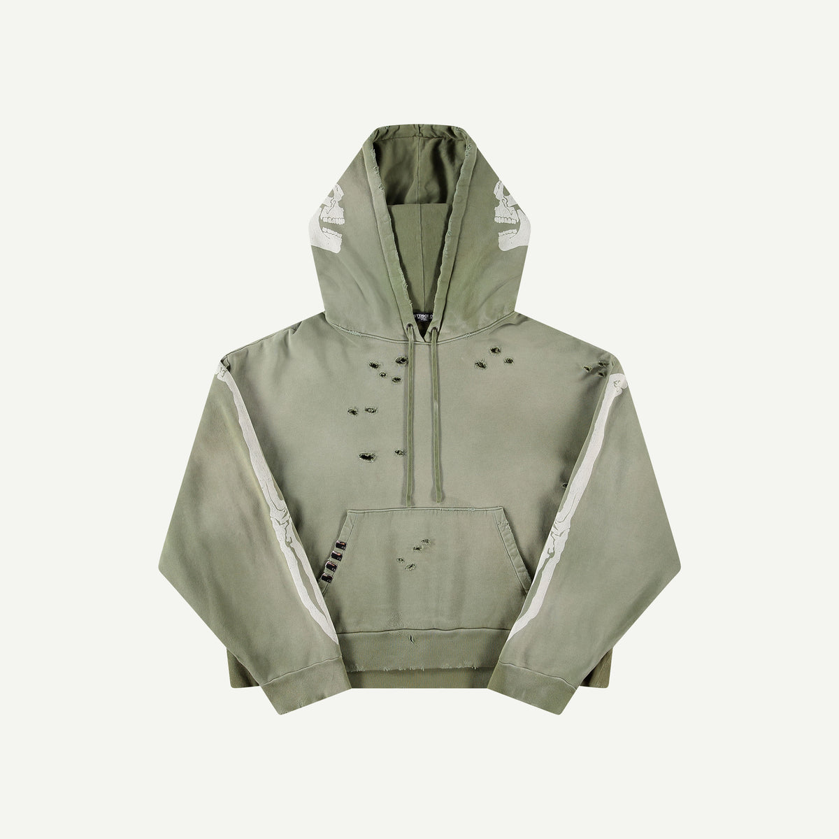 SKELETON SWEATSHIRT IN GREEN