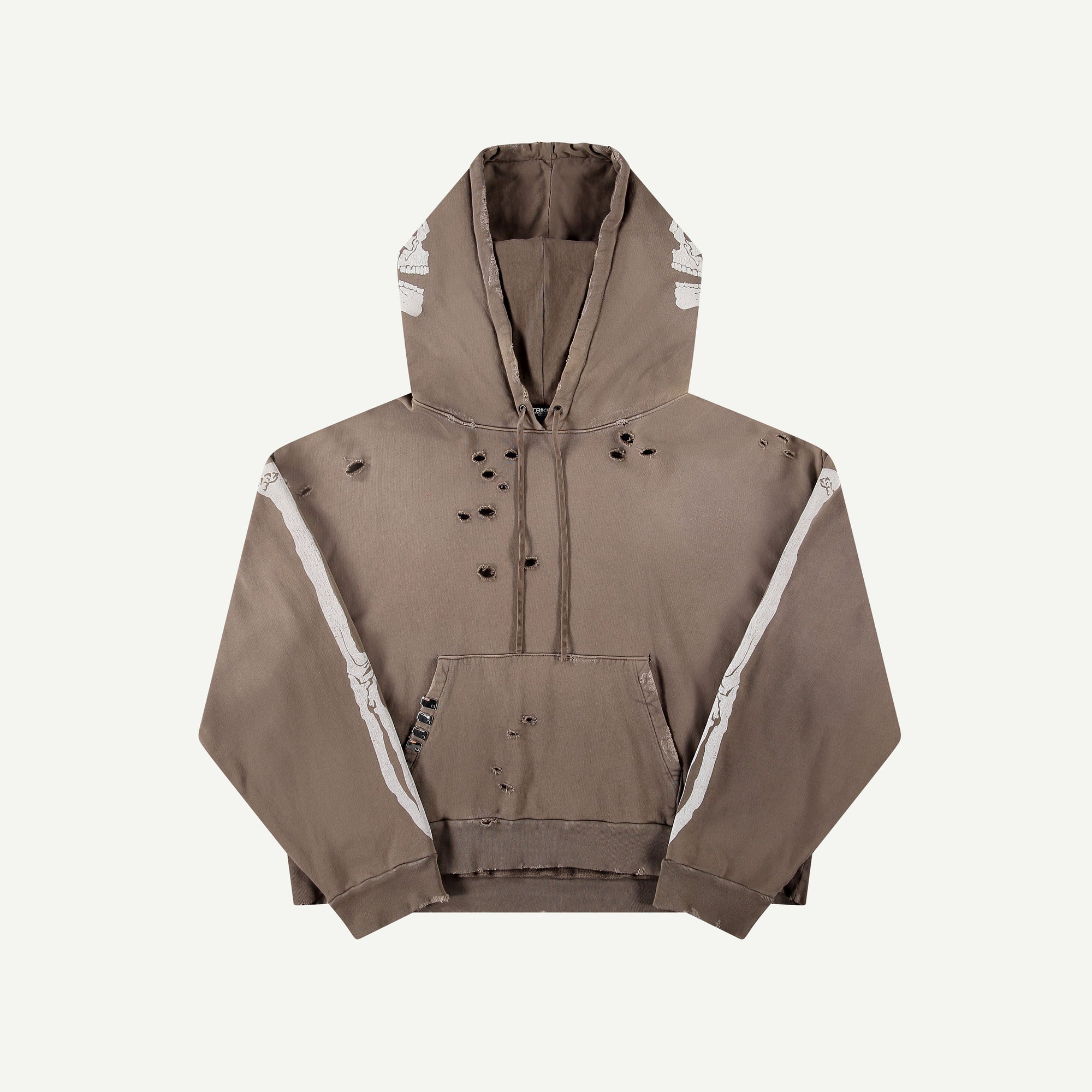 SKELETON SWEATSHIRT IN BROWN