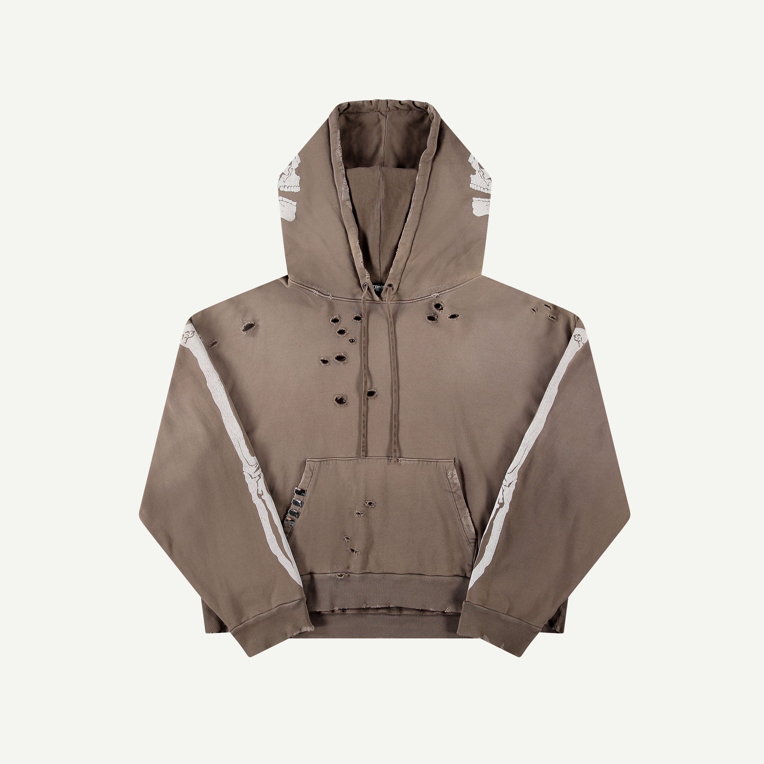 SKELETON SWEATSHIRT IN BROWN