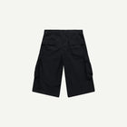 OVERSIZED CARGO SHORTS IN BLACK