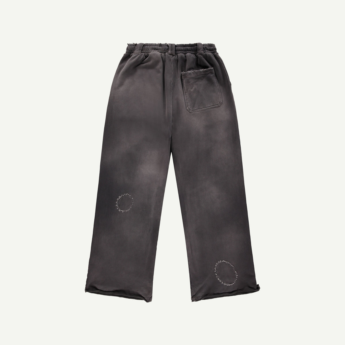THRASHED SWEATPANTS IN BLACK