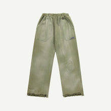 THRASHED SWEATPANTS IN GREEN