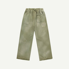 THRASHED SWEATPANTS IN GREEN