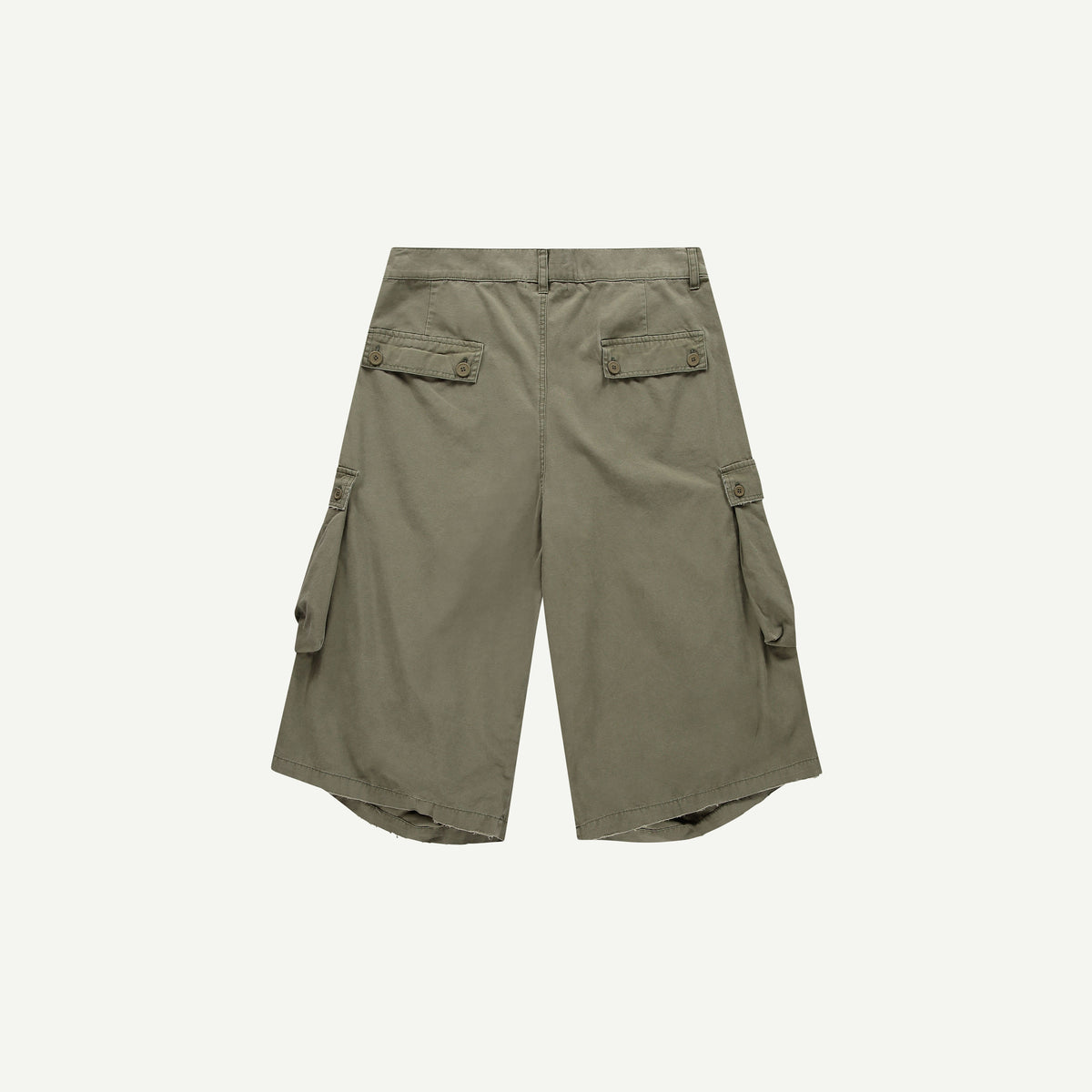 OVERSIZED CARGO SHORTS IN GREEN