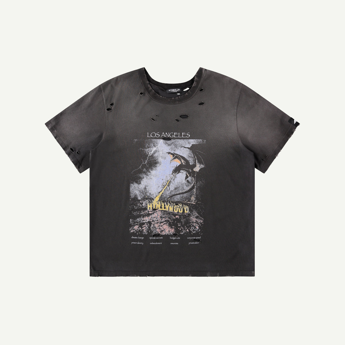 HOLLYWOOD BURNING TEE