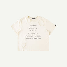 LET THERE BE LIGHT TEE IN CREAM