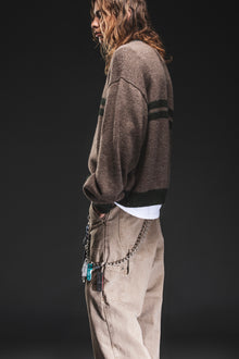 BEIGE BOXER JEANS
