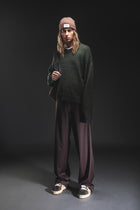 WOOL WORKWEAR TROUSERS
